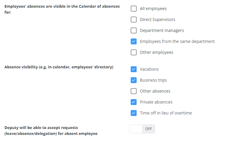 Employee’s Absence in the Application – Where and How – Help Center tomHRM